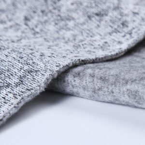 Hacci Melange Sweater Fleece Fabric