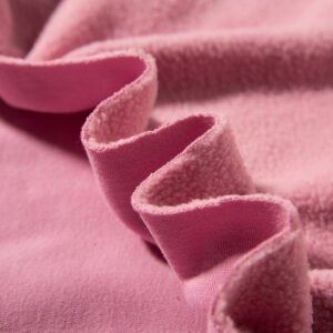 CVC 60/40 knitted single fleece fabric