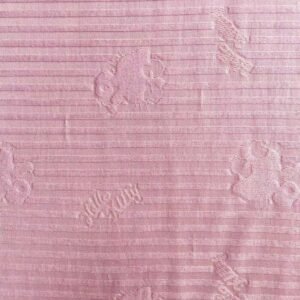 Digital Knitting Jaquard 220GSM Pink COLOR Spandex