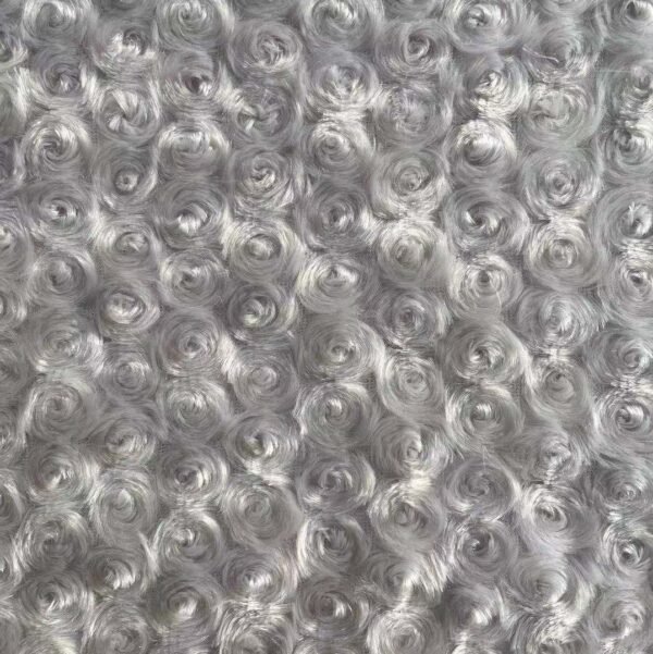 Rose Knit Fleece fabric 270GSM - 图片 4