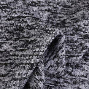 Wholesale de telas brushed hacci knit sweater fleece polyester fabric stock lot