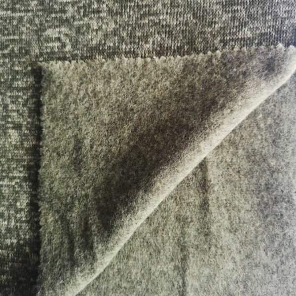 high quality custom 100% polyester knit fleece hacci fabric sweater fabric - 图片 3