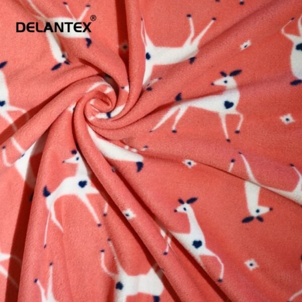 printed polar fleece fabric