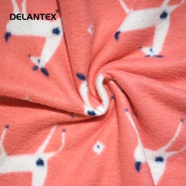 printed polar fleece fabric