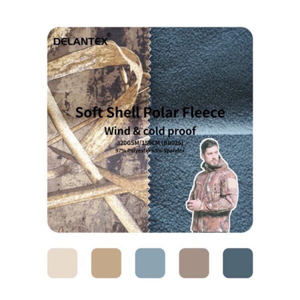bonded polar fleece fabric