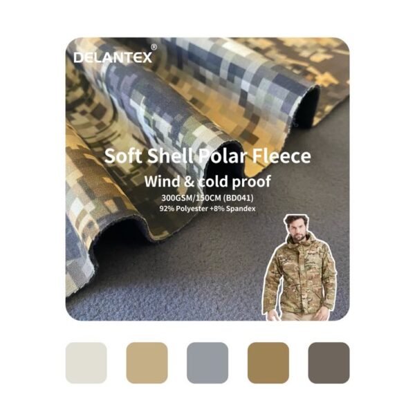 bonded polar fleece fabric