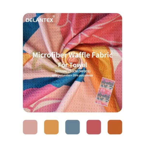 Microfiber Waffle Pineapple Lattice Fabric