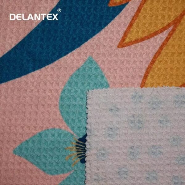 Microfiber Waffle Pineapple Lattice Fabric