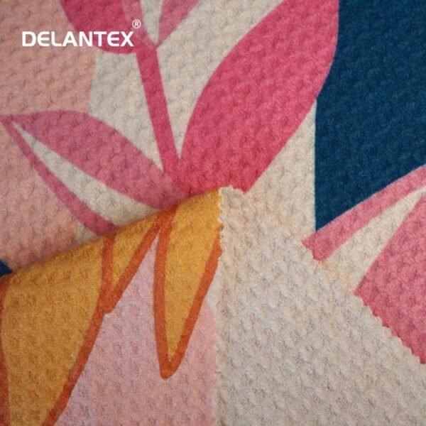 Microfiber Waffle Pineapple Lattice Fabric