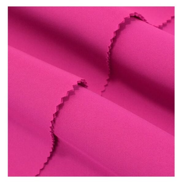 Delantex Long lasting cooling imitation nylon dull polyester ice silk spandex scuba knitted fabric for hoodie - 图片 4