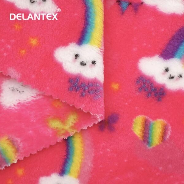 Flannel fleece fabric