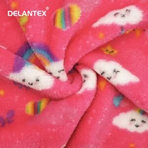 Flannel fleece fabric