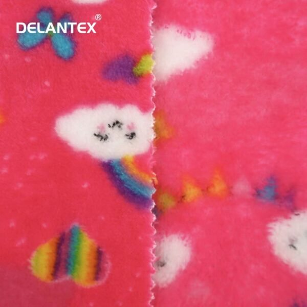 Flannel fleece fabric