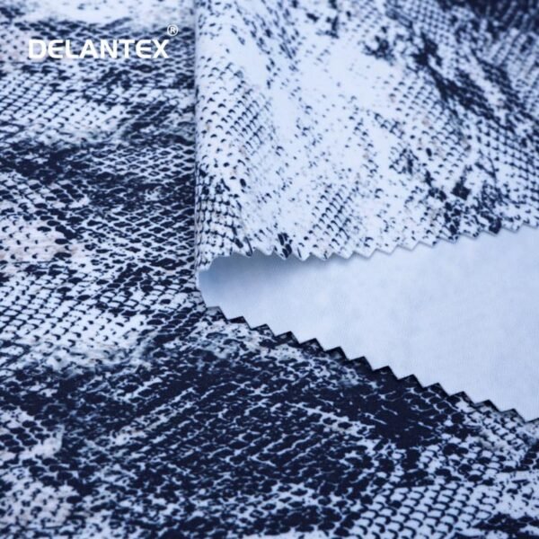 Delantex New Designer Digital Snake Printing Stretch Fabric Polyester Spandex Fabric Knit 4 Way Stretch 80% Polyester 20% Spandex yoga sports leggings Fabric - 图片 5